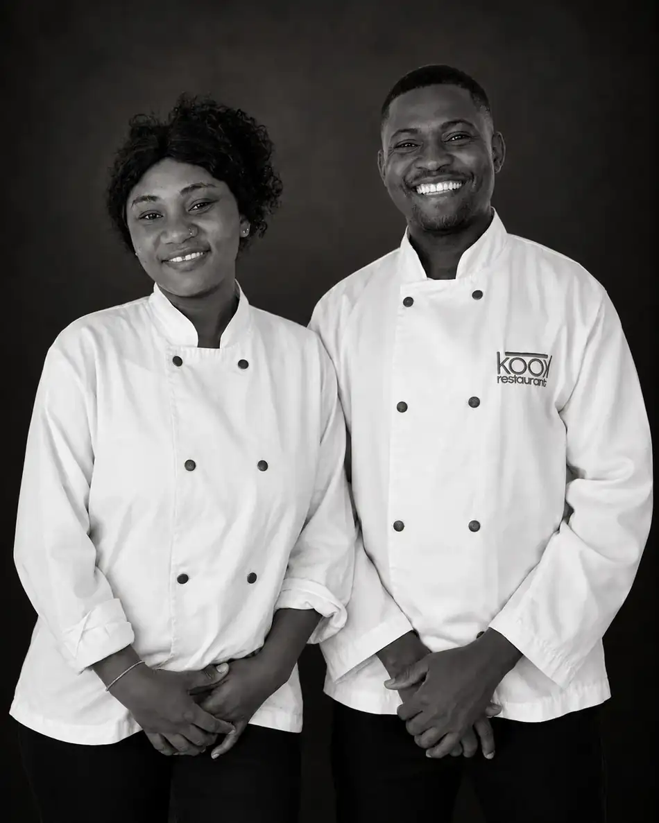 Chefs Ana Nzau e Simão dos Santos
